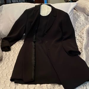 Shift dress with full length jacket